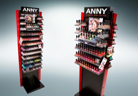 Bodendisplay/Dauerdisplay/Anny/Nagellackdisplay/Bodenverkaufsständer