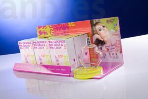 Shelf display/George Gina Lucy/tester display/andres/cosmetics display